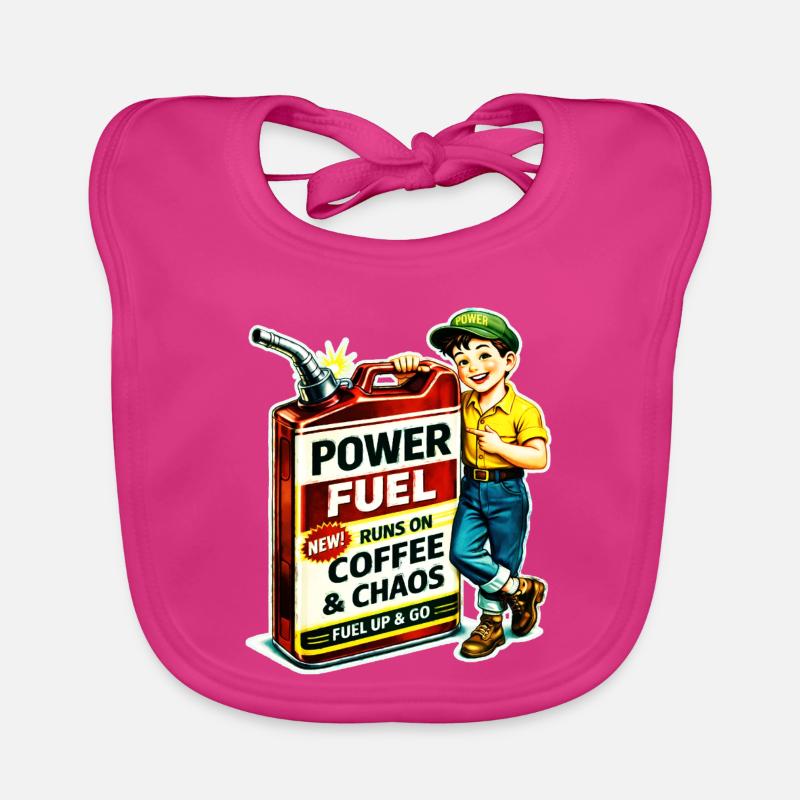 Carburant de puissance Bavoir bio Bébé