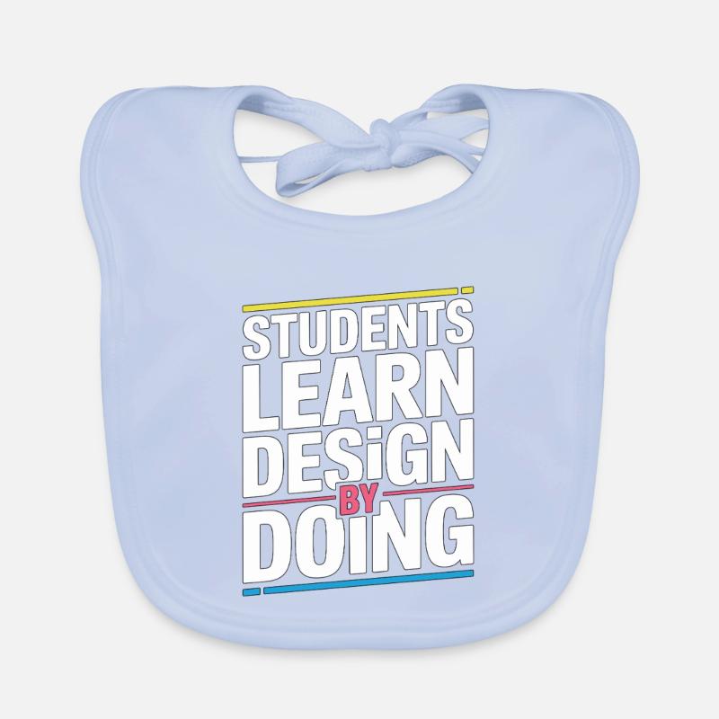 Designer Educator Students Learn Graphic Design Baby Bio-Lätzchen