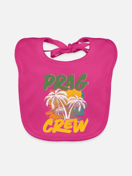 Prag Crew - Baby Bio-Lätzchen - Fuchsia