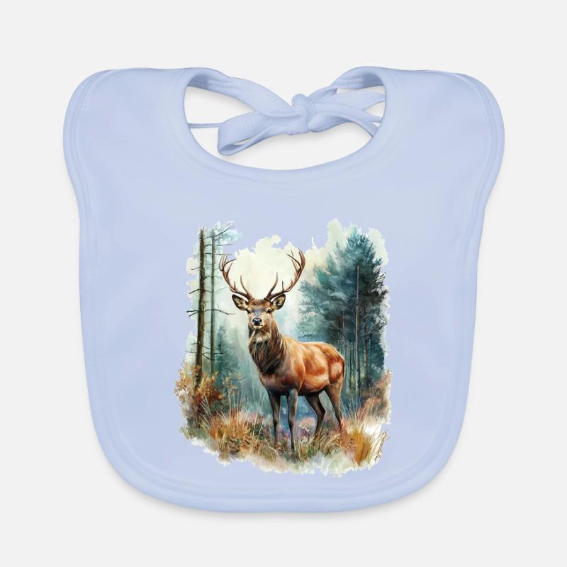 Deer Roe Deer Organic Baby Bibs