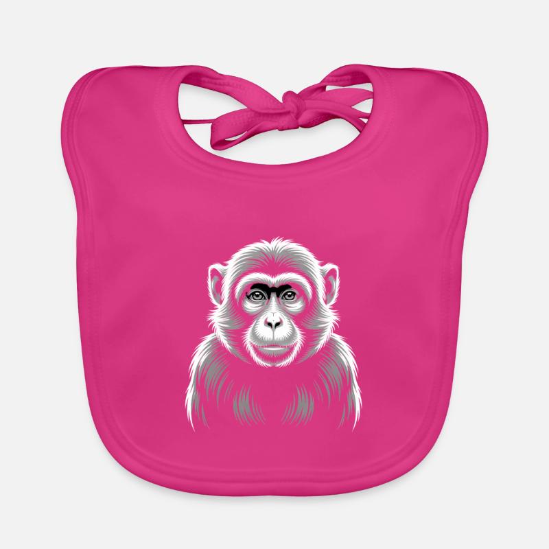 Singe Bavoir bio Bébé