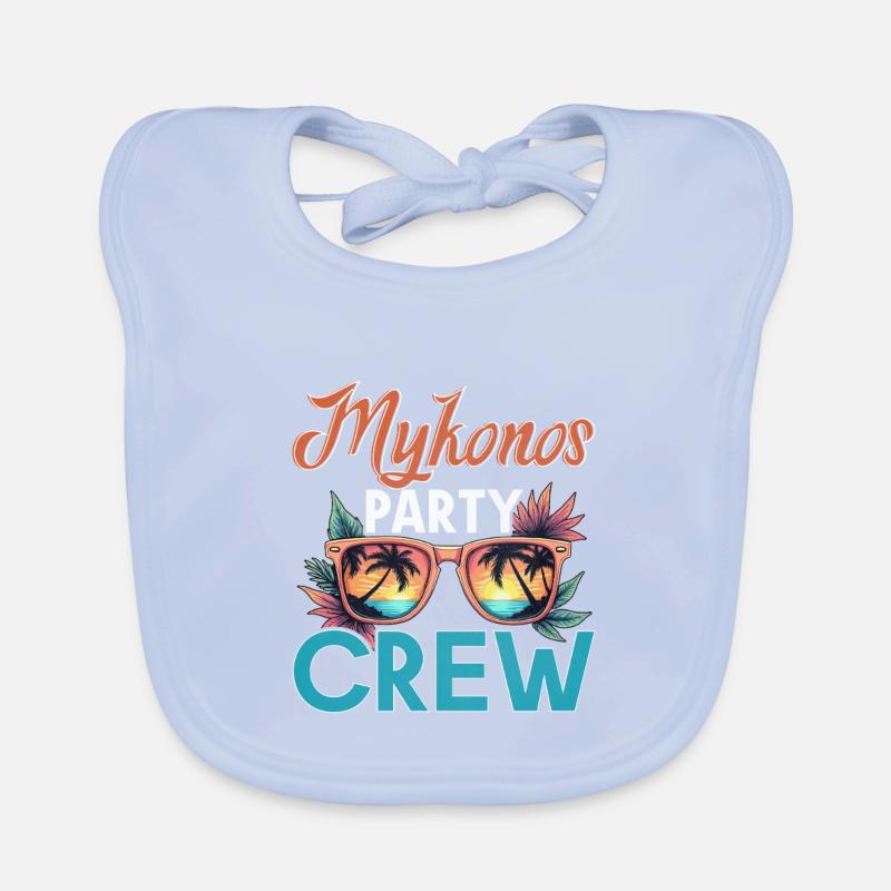Équipage Mykonos Bavoir bio Bébé
