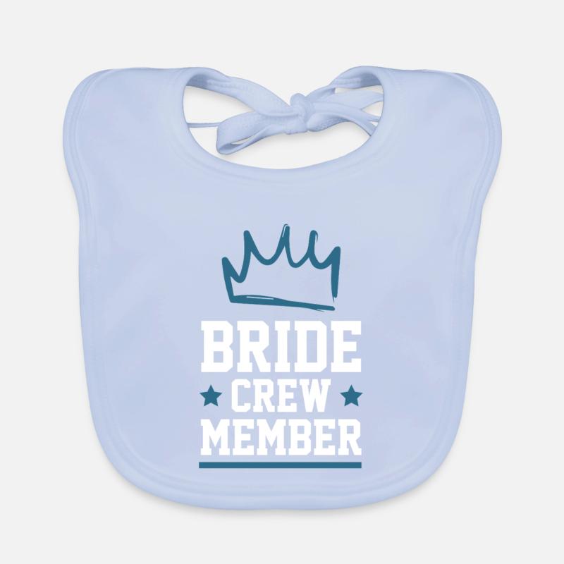 Bride Crew Organic Baby Bibs