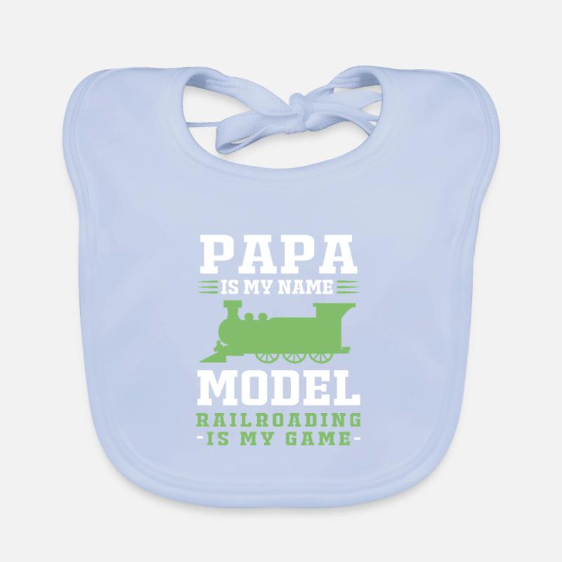 Modelleisenbahn Modellbau Modellbauer Baby Bio-Lätzchen