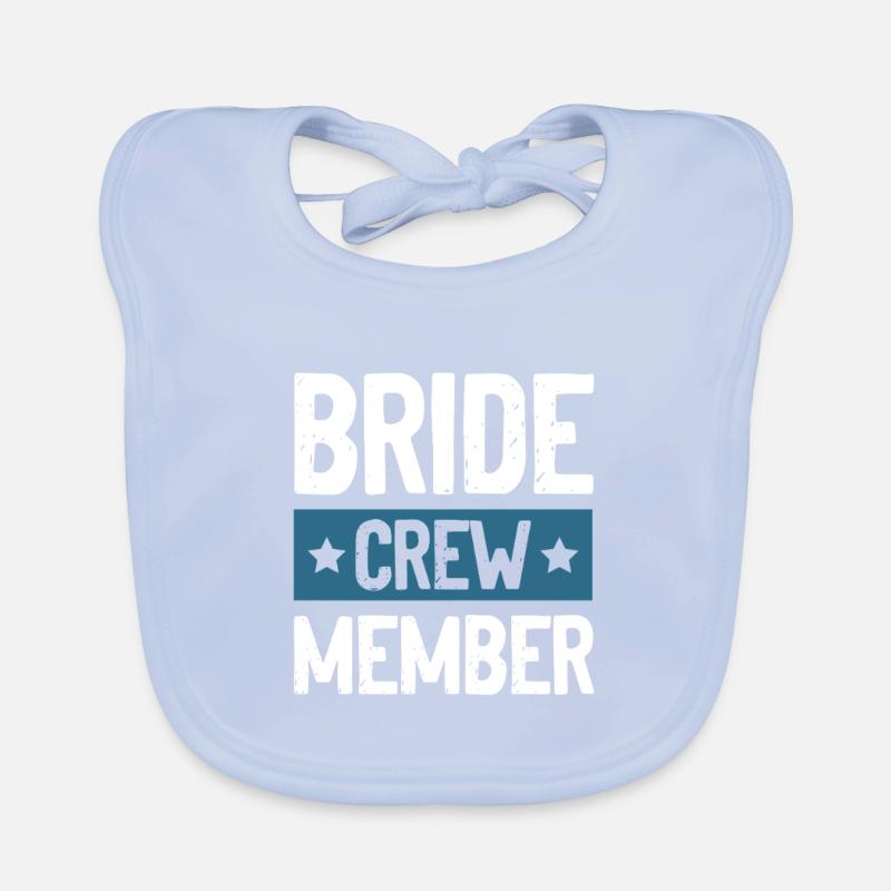 Bride Crew Organic Baby Bibs
