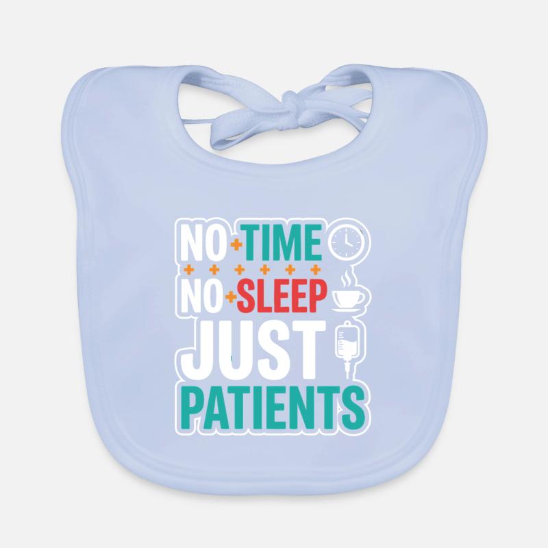 Nachtschicht-krankenschwester, Müde Baby Bio-Lätzchen