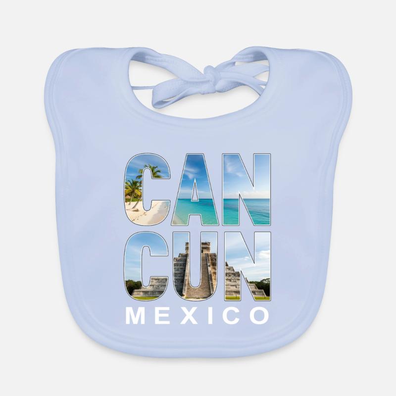 Cancun Mexico Baby Bio-Lätzchen