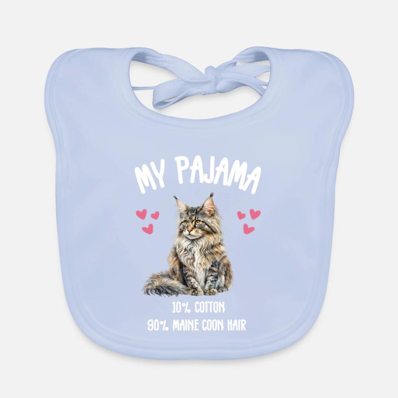 Pyjama Maine Coon Bavoir bio Bébé