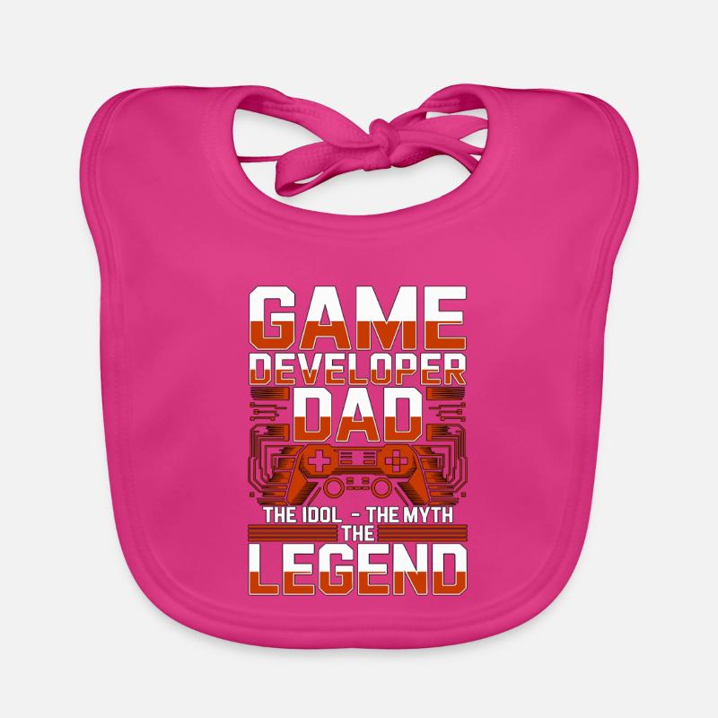Game Developer Dad The Idol The Game Programmer Baby Bio-Lätzchen