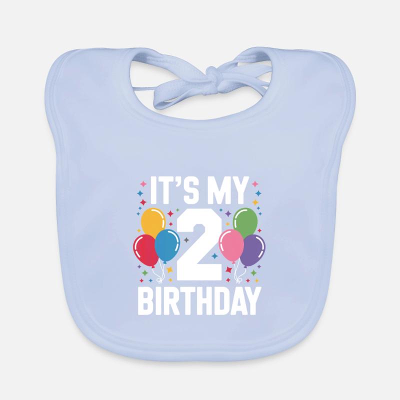 2. Geburtstag Baby Bio-Lätzchen