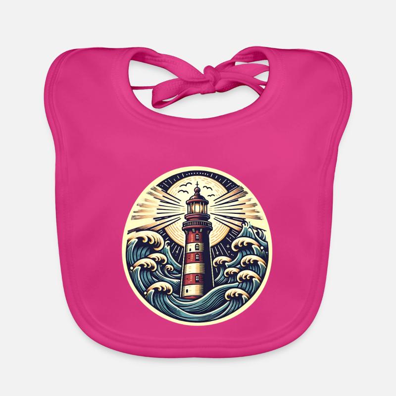 lighthouse Organic Baby Bibs