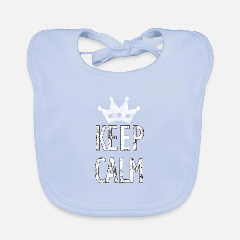 KEEP CALM Organic Baby Bibs
