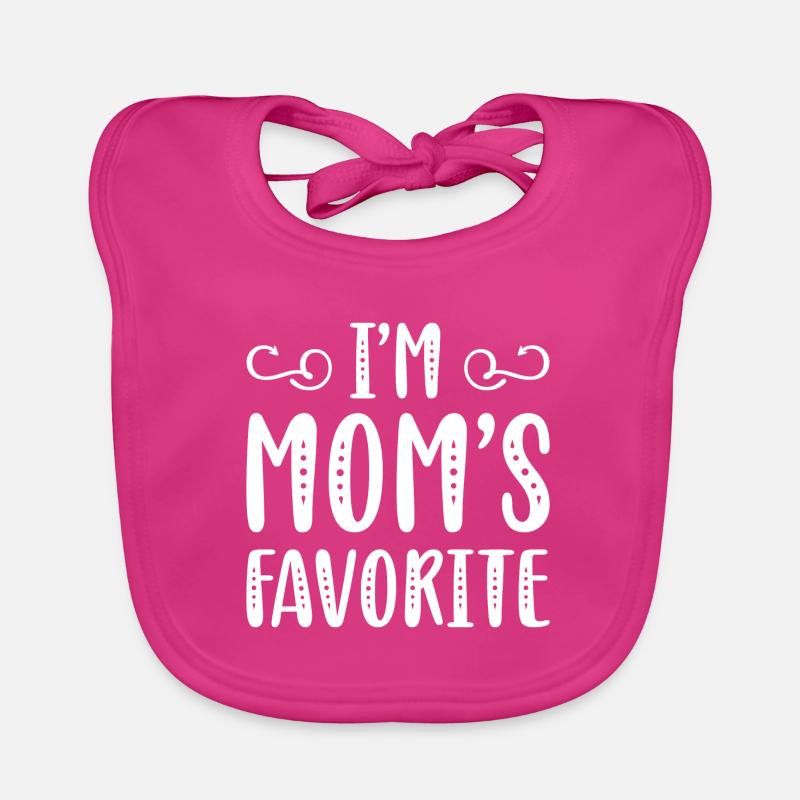 Je suis le préféré de maman Bavoir bio Bébé