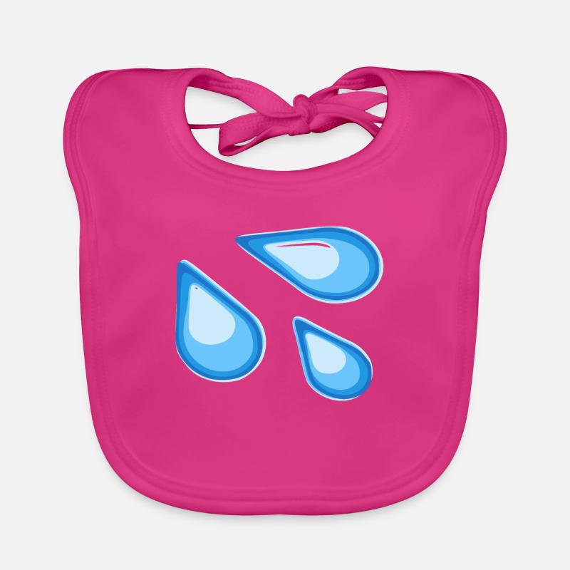 Water Splash Organic Baby Bibs