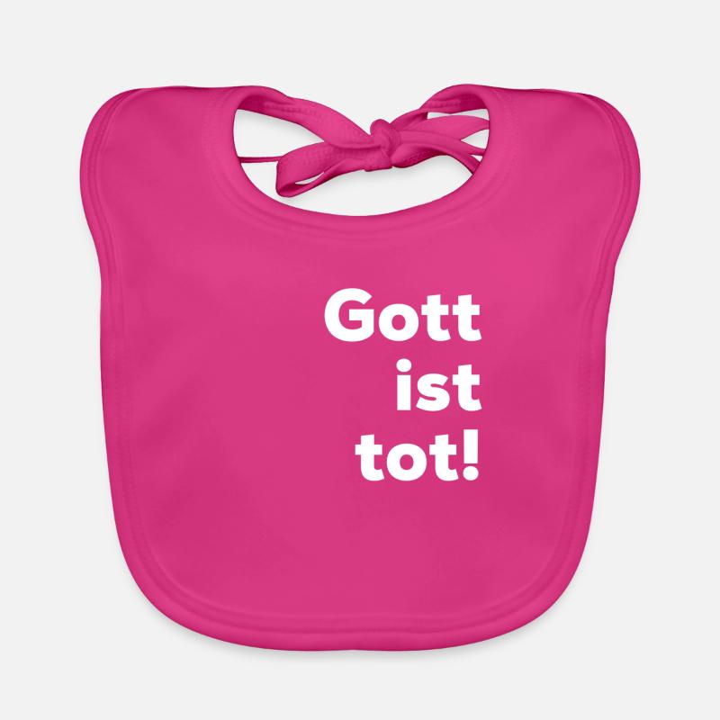 God is dead! Organic Baby Bibs