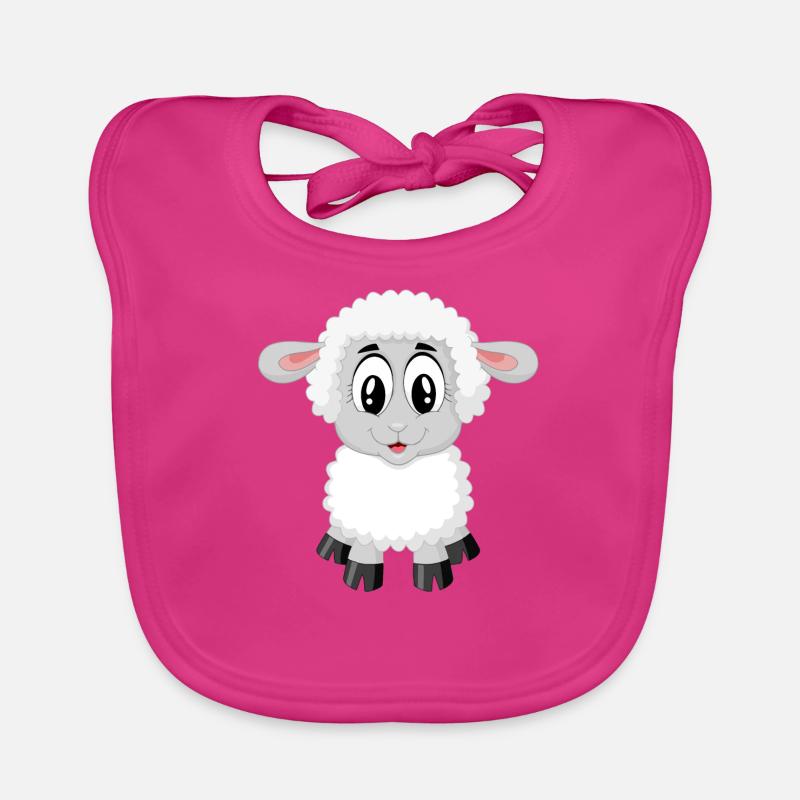 Bébé mouton Bavoir bio Bébé