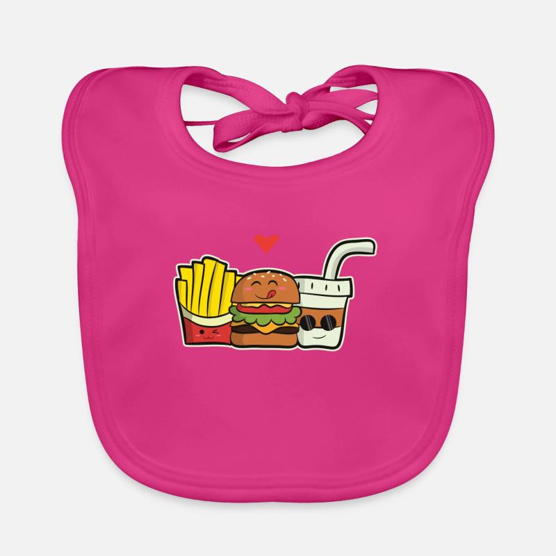 Burger Menu Baby Bio-Lätzchen