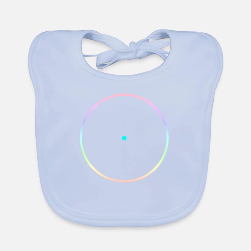 Circle and point Organic Baby Bibs