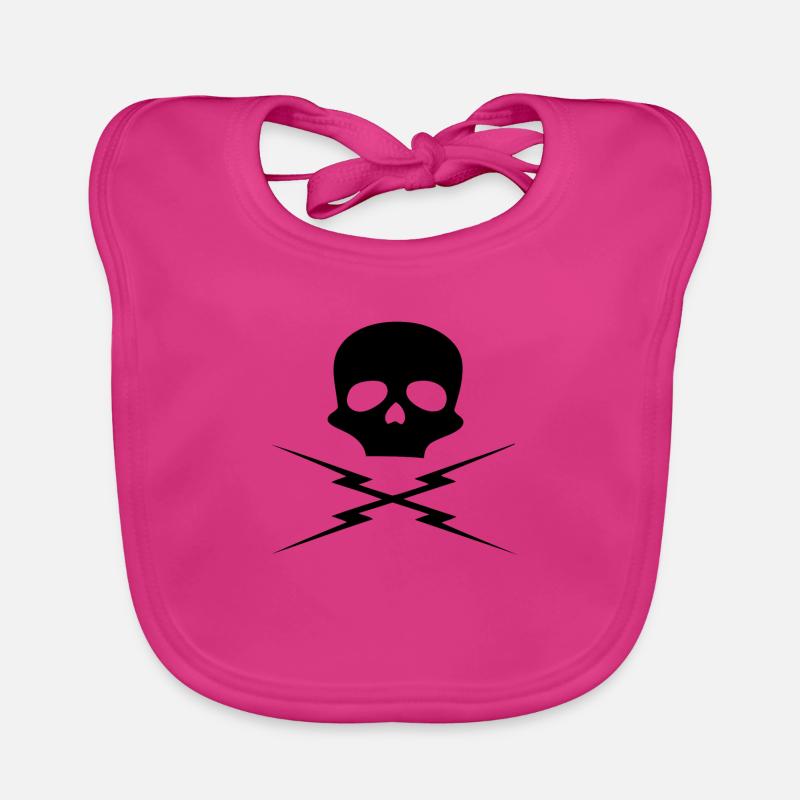 Preuve de la mort - Bavoir bio Bébé - fuchsia
