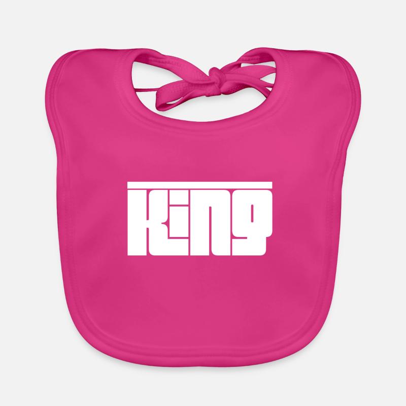 King - Baby Bio-Lätzchen - Fuchsia