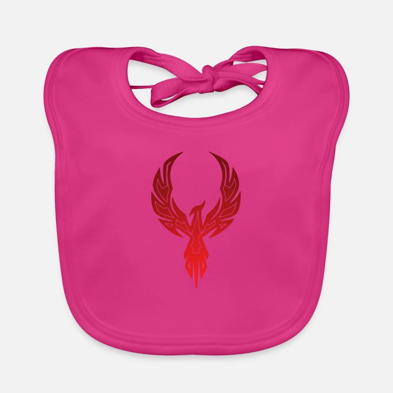 Roter Phoenix Baby Bio-Lätzchen