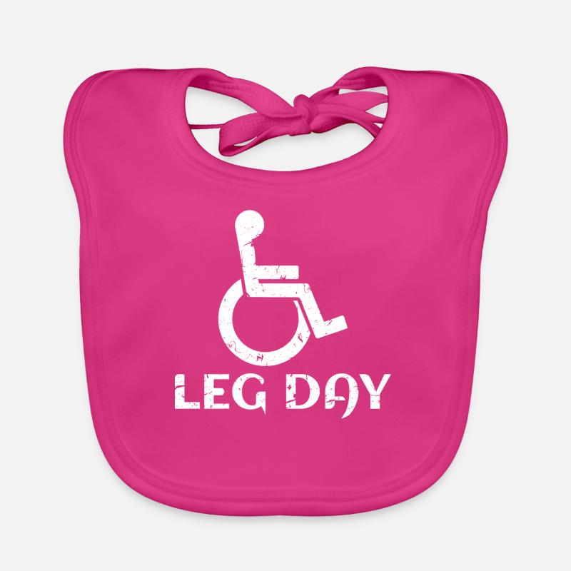 LEG DAY Bavoir bio Bébé