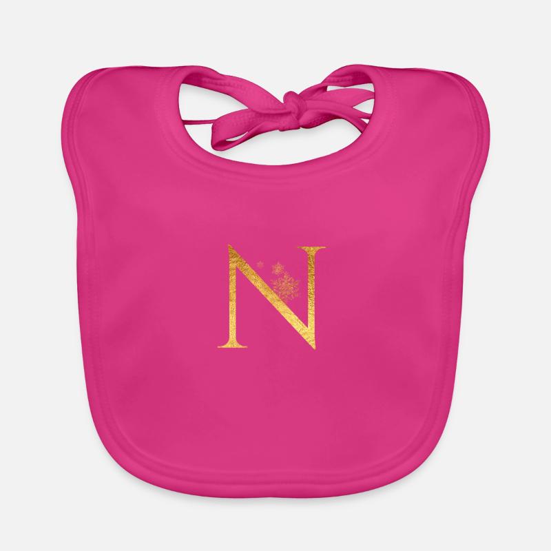 First letters Organic Baby Bibs