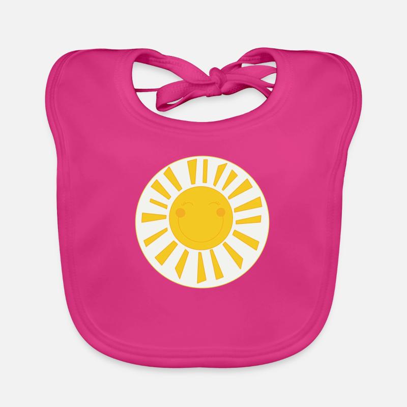 Glücksbärchi Sonne Baby Bio-Lätzchen