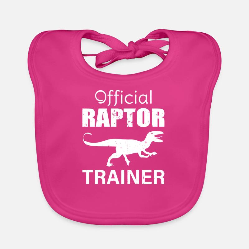 OFFICIAL RAPTOR TRAINER Organic Baby Bibs