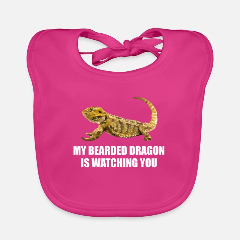 Mon dragon barbe vous regarde Bavoir bio Bébé