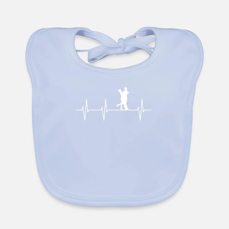 Dancing dance class dancing couple Organic Baby Bibs