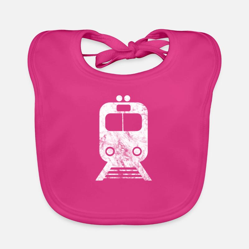 Train driver train driver Organic Baby Bibs