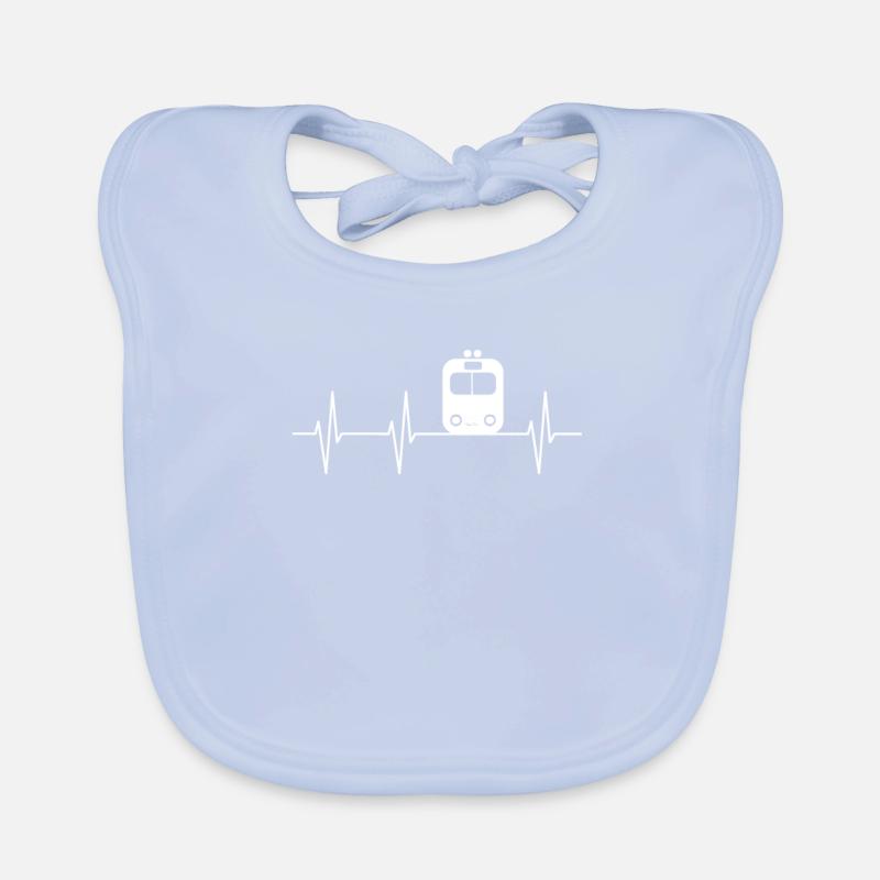 train Bavoir bio Bébé