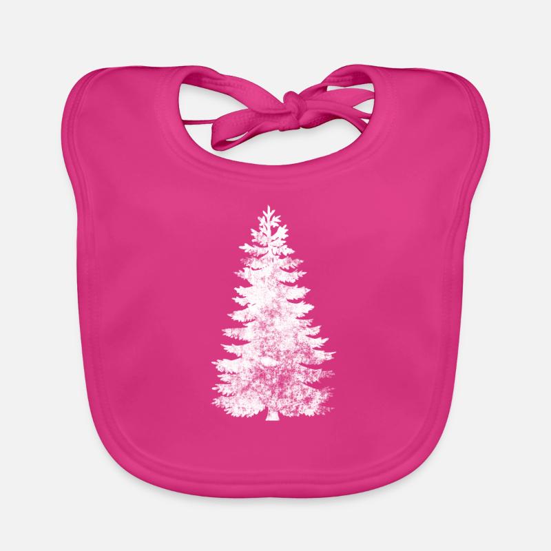 Weihnachtsbaum Baby Bio-Lätzchen