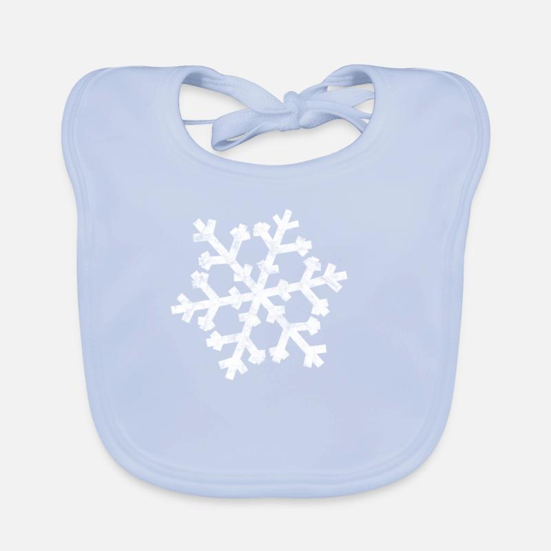 neige Bavoir bio Bébé