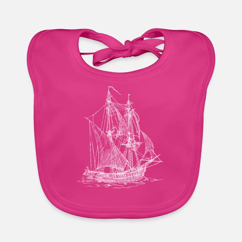 Viking ship Viking ship Organic Baby Bibs