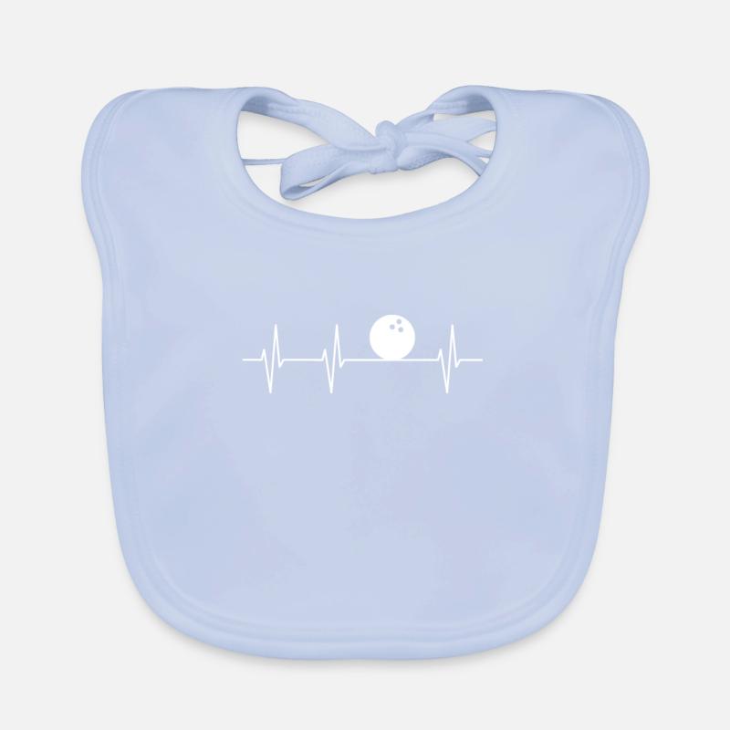 Boule de bowling cadeau drôle bowling Bavoir bio Bébé