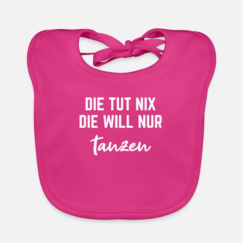 Dancing Dancer Dance Class Dancing School Music Organic Baby Bibs