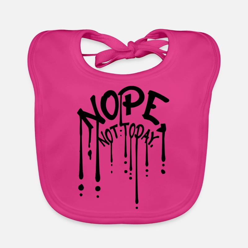Graffiti Drops Nope Bavoir bio Bébé