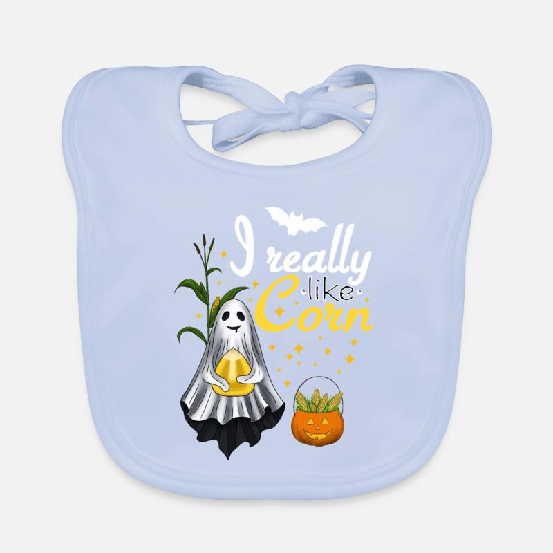 I really like corn white Organic Baby Bibs