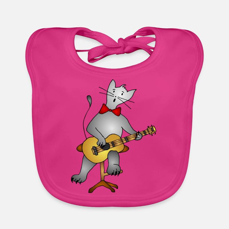Chat Bavoir bio Bébé