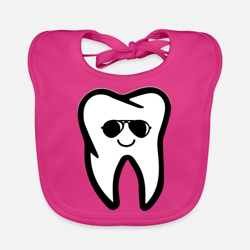Tooth Sunglasses Organic Baby Bibs