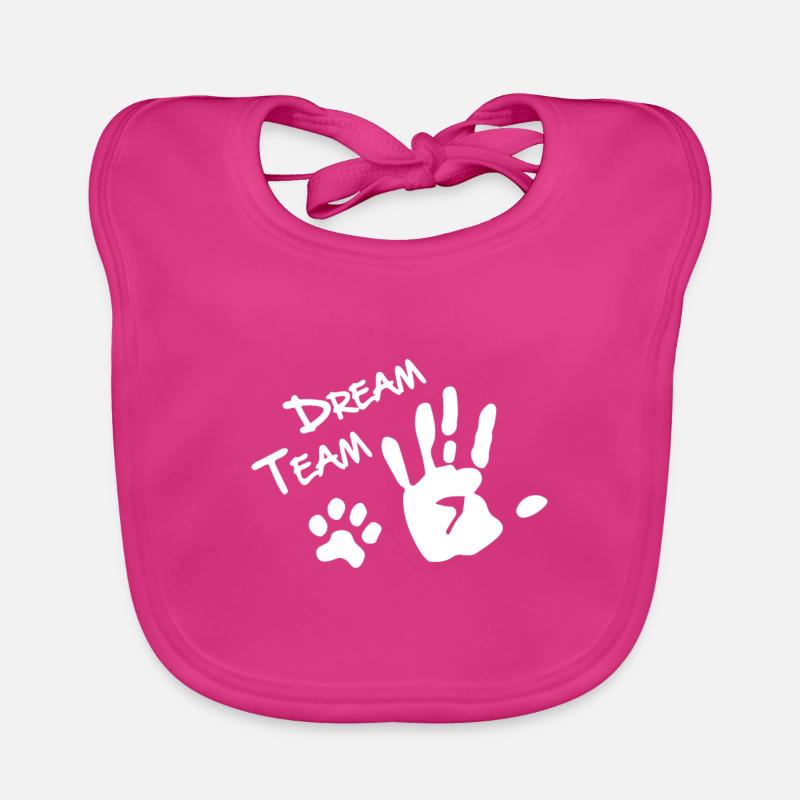 Patte de Chien Dream Team Bavoir bio Bébé