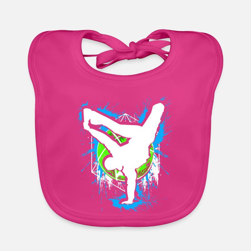 Breakdance - Breakdancer - Breakdancing - BBoy Organic Baby Bibs