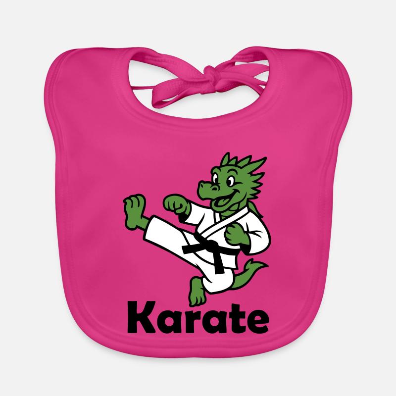 Karaté Dragon Bavoir bio Bébé
