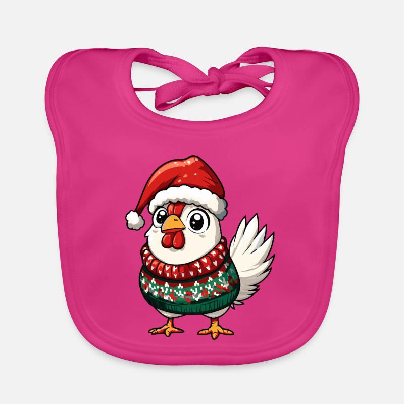 Noël de Coq Bavoir bio Bébé