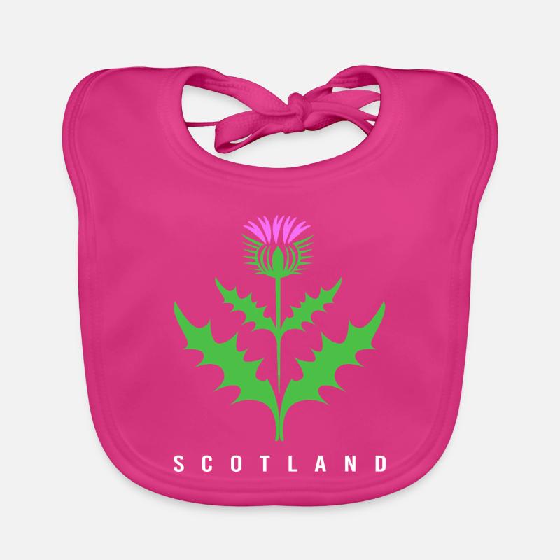 Scotland Scots Scottish Scots Organic Baby Bibs