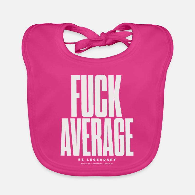 Be Bold Not Average Organic Baby Bibs