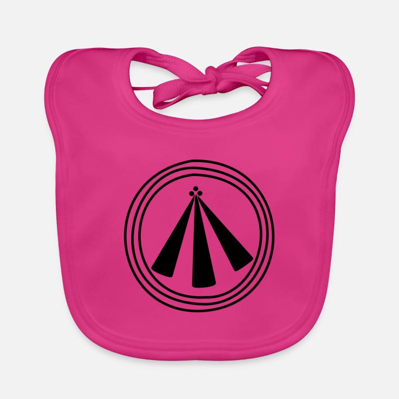 Celtic Symbol Triskele Knot Organic Baby Bibs