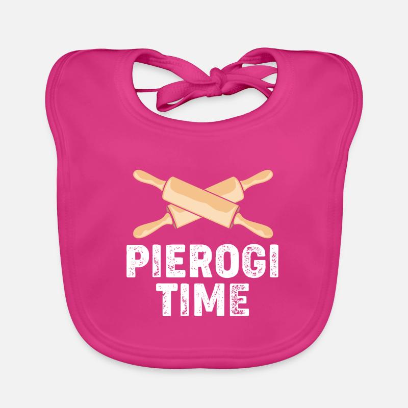 Poland Polish Pierogi Organic Baby Bibs